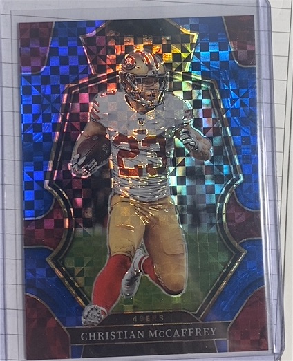 2022 Panini Select #186 Christian McCaffrey — front