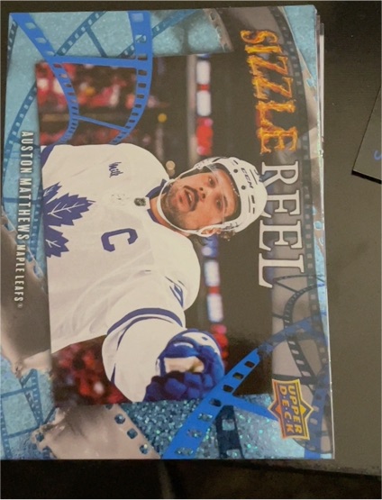 2025-26 Upper Deck Series 1 #SR-19 Auston Matthews Sizzle Reel — front