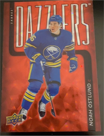 2025-26 Upper Deck Series 1 Dazzlers #DZ-49 Noah Ostlund — front