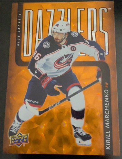 2025-26 Upper Deck Series 1 Dazzlers #DZ-45 Kirill Marchenko — front