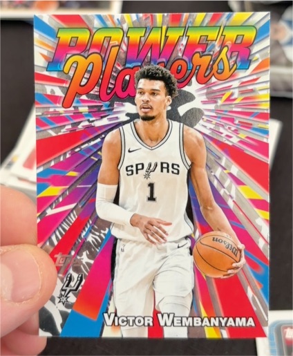 2025-26 Topps Power Players #PP-15 Victor Wembanyama — front