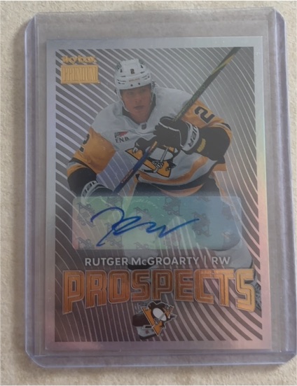 2024-25 Skybox Metal Universe #PP-32 Rutger McGroarty Prospects Autograph — front