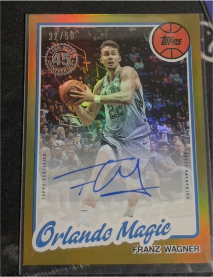 2025 Topps Basketball 45th Anniversary #80B2-FW Franz Wagner — front