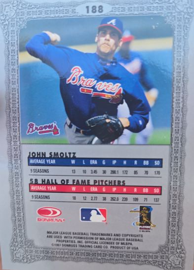 1991 Donruss #188 John Smoltz — front