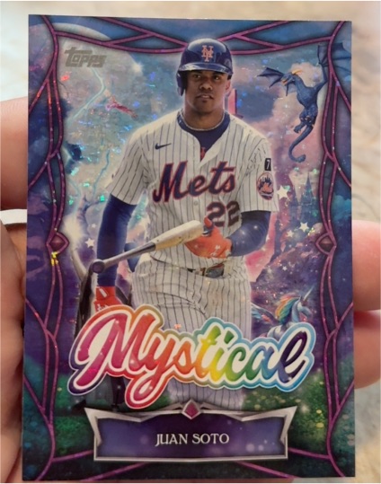 2025 Topps Update #MYS-14 Juan Soto Mystical Insert — front