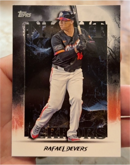 2025 Topps Update #NT-22 Rafael Devers Night Terrors — front