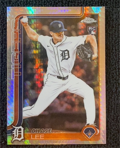2025 Topps Chrome Update #US167 Chase Lee — front