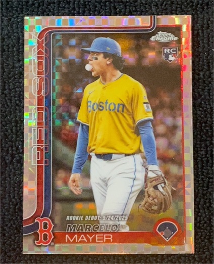 2025 Topps Chrome Update #USC117 Marcelo Mayer — front