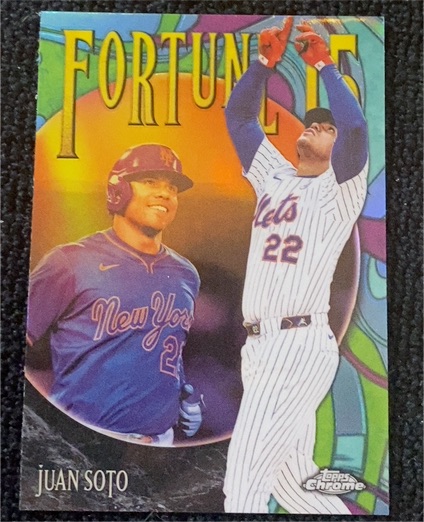 2025 Topps Chrome Update Fortune 15 #F15-1 Juan Soto — front
