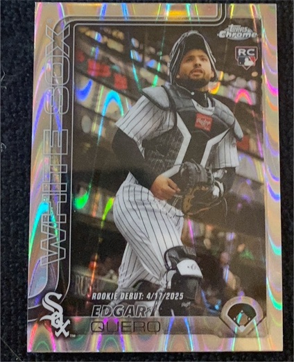 2025 Topps Chrome Update Series #US325 Edgar Quero — front