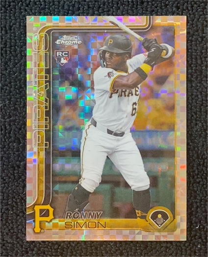 2025 Topps Chrome Update #USC35 Ronny Simon — front
