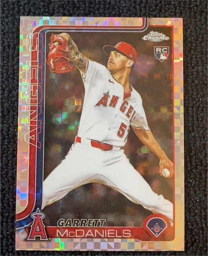 2025 Topps Chrome Update #USC20 Garrett McDaniels — front