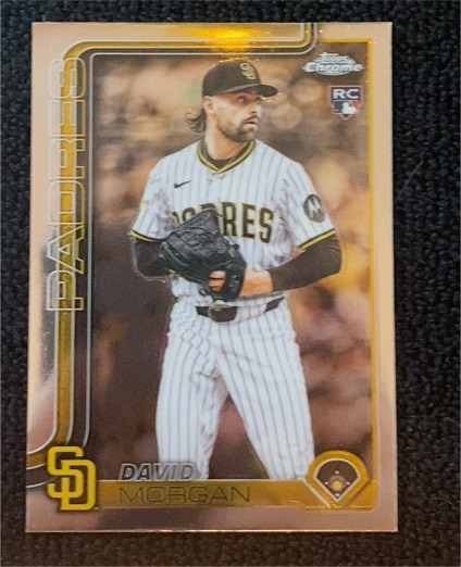 2025 Topps Chrome Update #US348 David Morgan — front