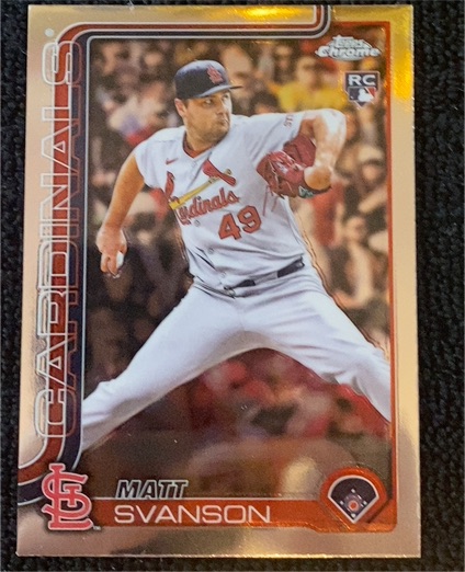 2025 Topps Chrome Update #US293 Matt Svanson — front