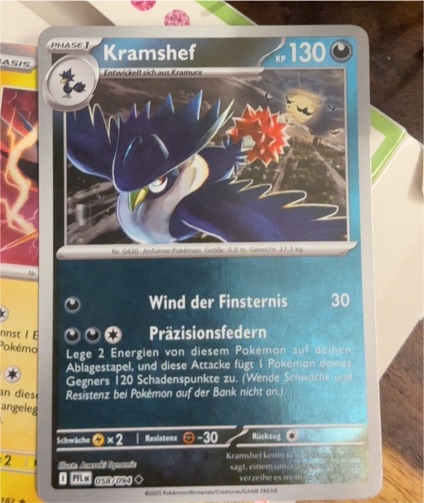 2023 Pokémon ME02: Phantasmal Flames #058 Kramshef — front