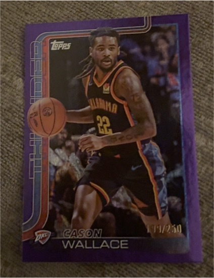 2025-26 Topps #119 Cason Wallace — front