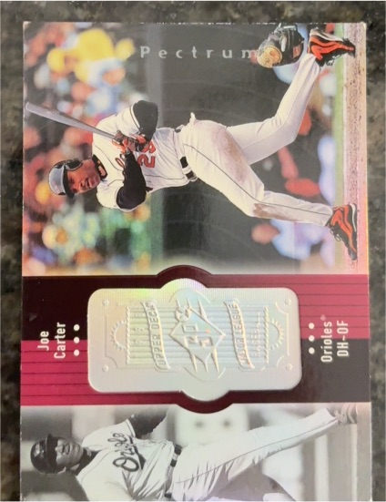 1998 Upper Deck SPx Spectrum Joe Carter — front
