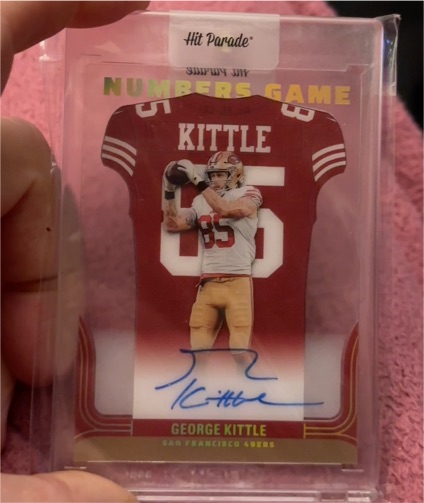 2022 Panini Contenders Numbers Game George Kittle — front