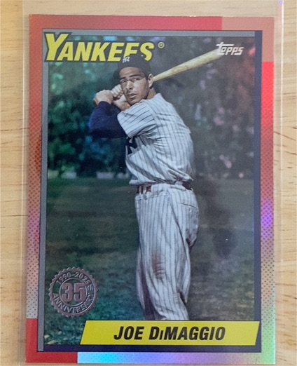 1990 Topps #U90-39 Joe DiMaggio — front