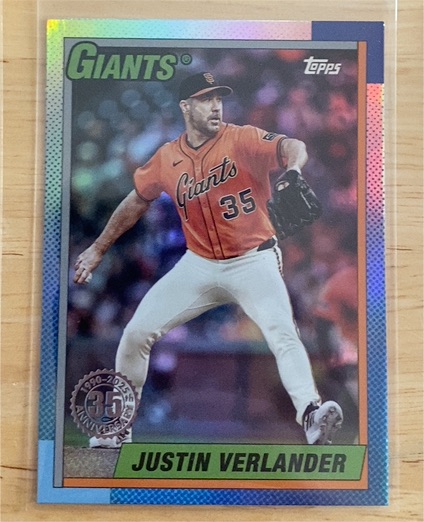 2025 Topps Update #U90-10 Justin Verlander — front