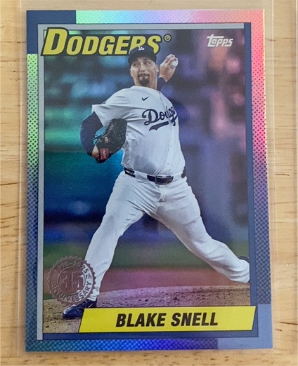 2025 Topps Update 1990 35th Anniversary #U90-4 Blake Snell — front