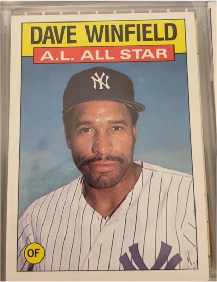 1986 Topps #717 Dave Winfield — front