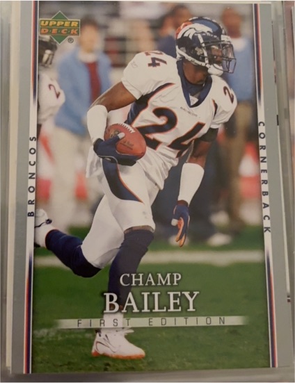 2007 Upper Deck First Edition #30 Champ Bailey — front