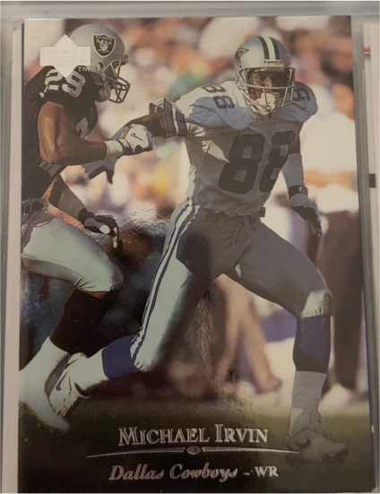 1996 Upper Deck Silver Collection #98 Michael Irvin — front