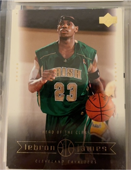 2003 Upper Deck #6 Head of the Class LeBron James — front