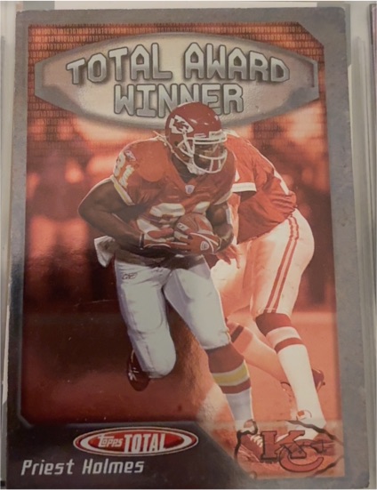 2004 Topps Total Award Winners #AW3 Priest Holmes — front