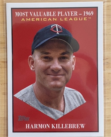 2025 Topps Update #MV-32 Harmon Killebrew Most Valuable Player — front