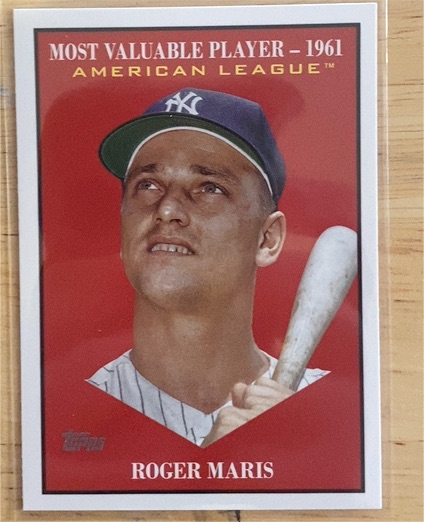 2025 Topps Update #MV-36 Roger Maris Most Valuable Player — front