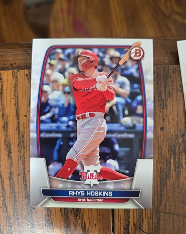2023 Bowman #66 Rhys Hoskins — front