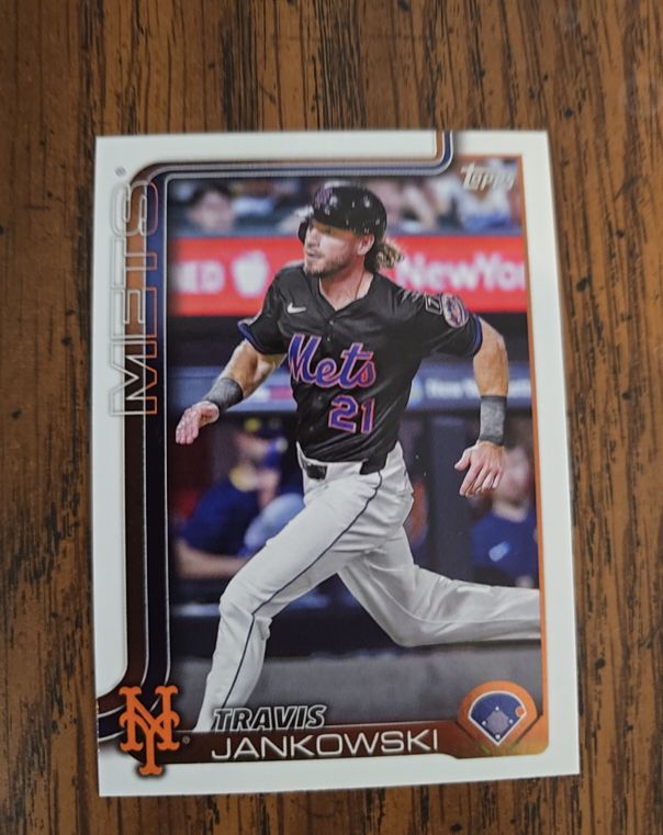 2025 Topps #Mets 21 Travis Jankowski — front