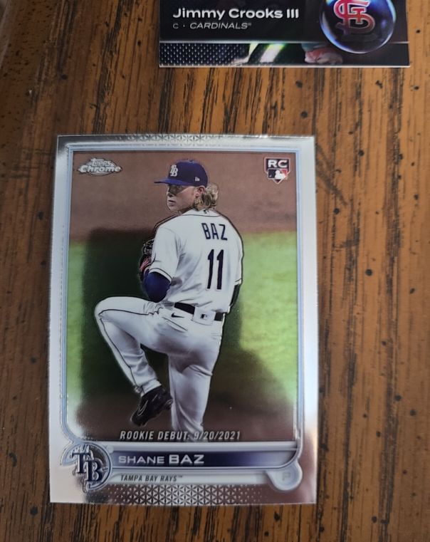 2022 Topps Chrome Update #USC175 Shane Baz — front