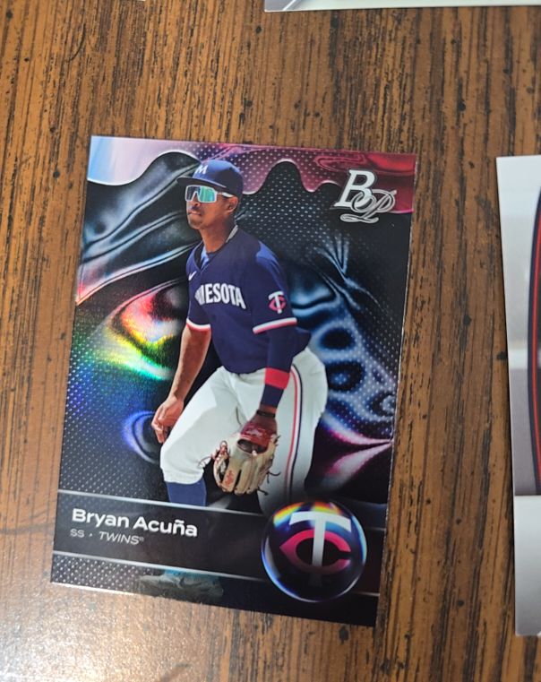 2023 Bowman Platinum Top Prospects #TOP-86 Bryan Acuña — front