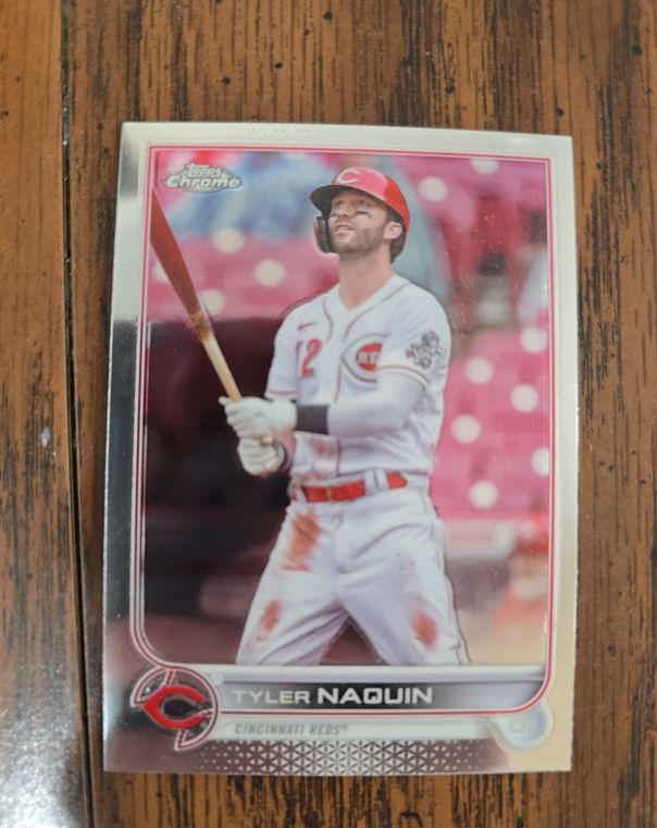 2022 Topps Chrome Update #USC20 Tyler Naquin — front