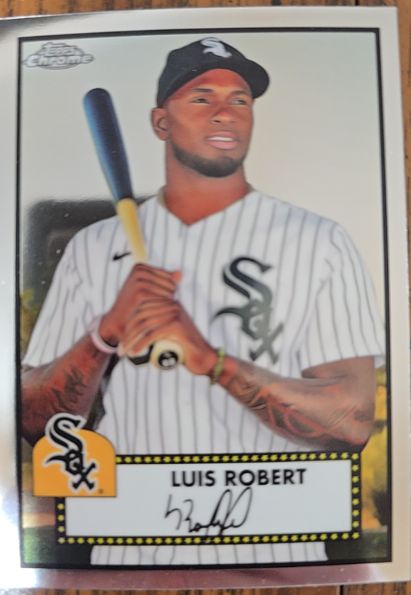 2021 Topps Chrome Platinum Anniversary #148 Luis Robert — front