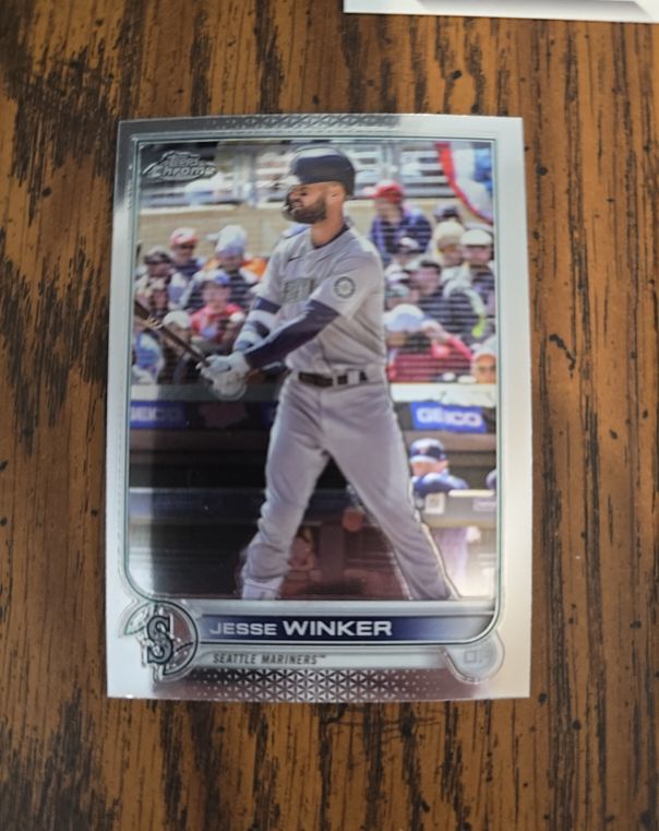 2022 Topps Chrome Update #USC17 Jesse Winker — front