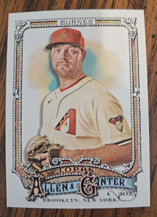 2025 Topps Allen & Ginter #195 Corbin Burnes — front