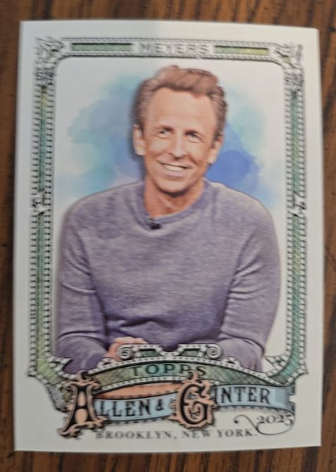 2025 Topps Allen & Ginter #292 Seth Meyers — front