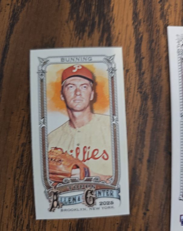 2025 Topps Allen & Ginter #345 Jim Bunning — front