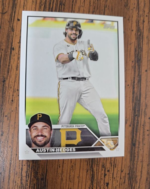 2023 Topps #385 Austin Hedges — front
