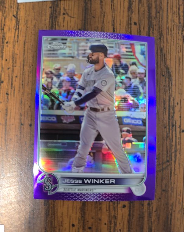 2022 Topps Chrome Update #USC17 Jesse Winker — front