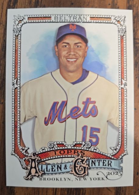 2025 Topps Allen & Ginter #153 Carlos Beltran — front