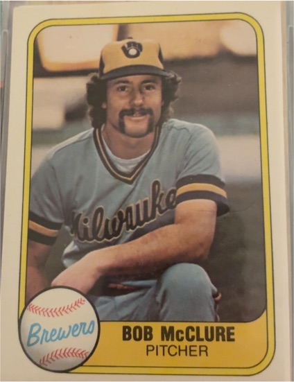 1981 Fleer #520 Bob McClure — front