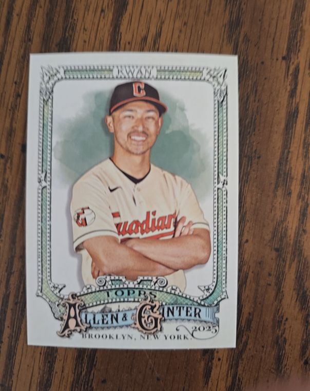 2025 Topps Allen & Ginter #176 Steven Kwan — front