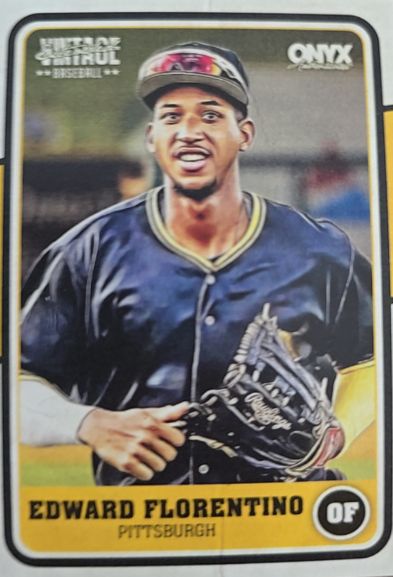 1993 Onyx Vintage Edition Baseball Edward Florentino — front