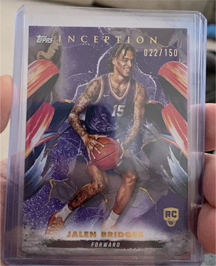 2025 Topps Inception #48 Jalen Bridges — front