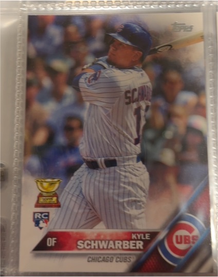 2016 Topps #66 Kyle Schwarber Rookie Card — front